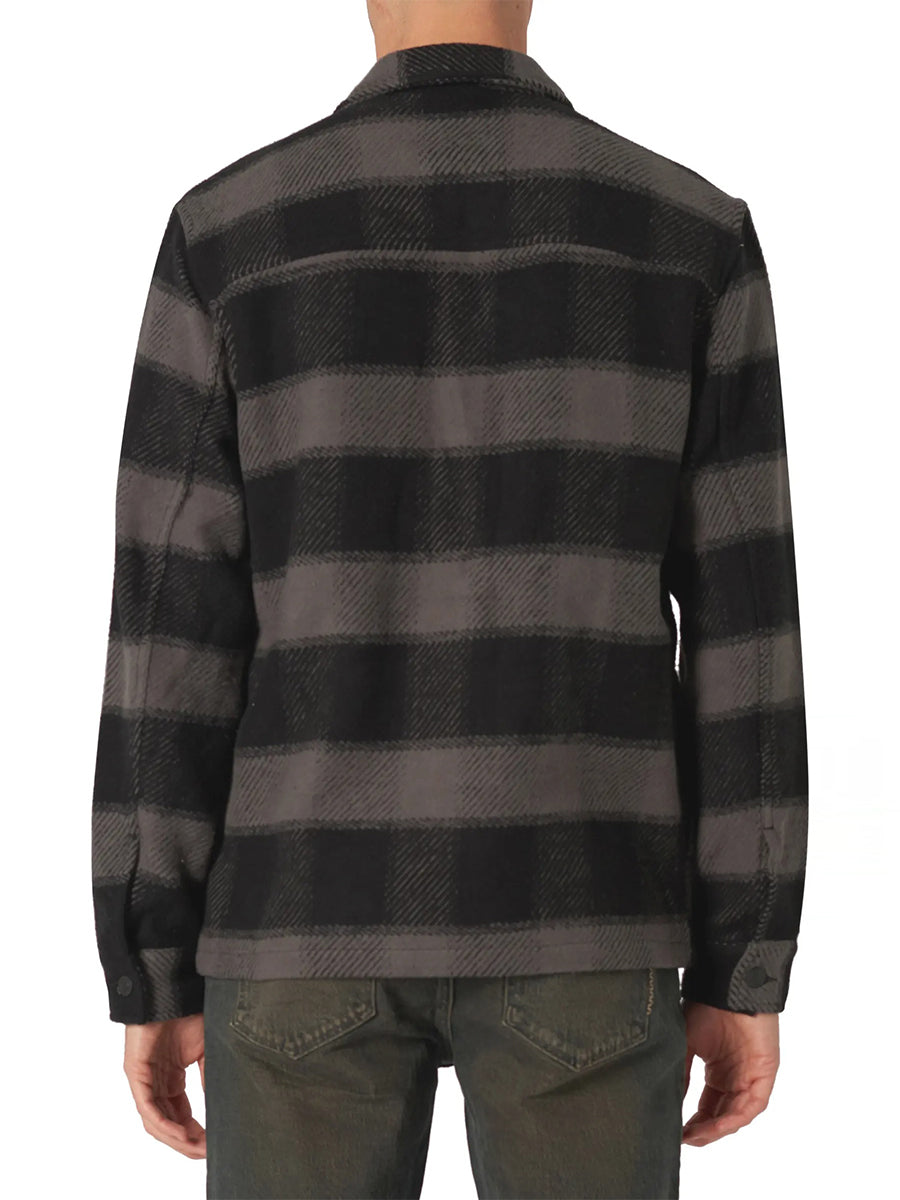 Miller Overshirt - Graphite Check