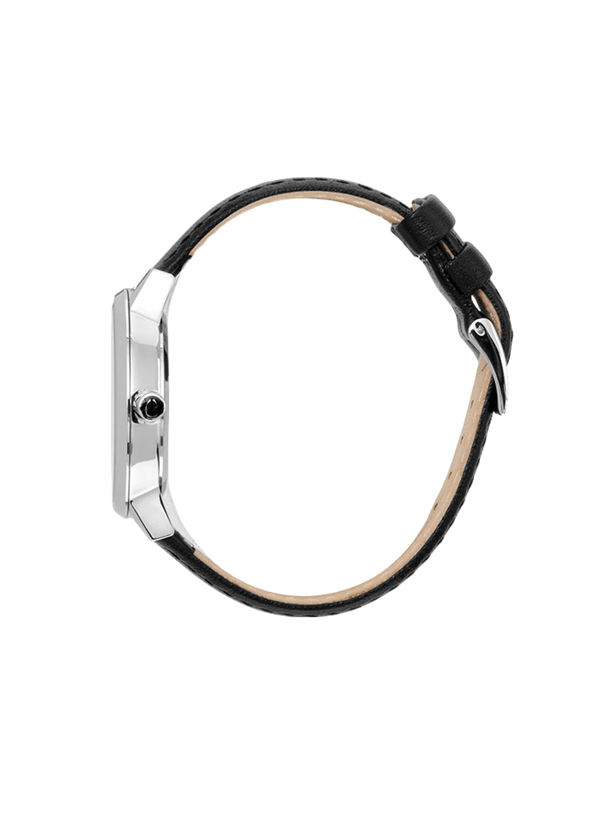 Kensington Watch - Leather Black