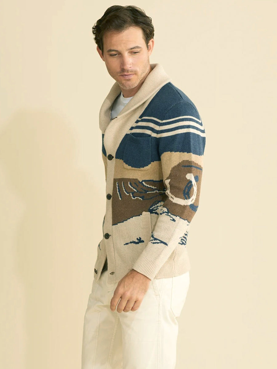 Desert Rider Cardigan - Desert Blue