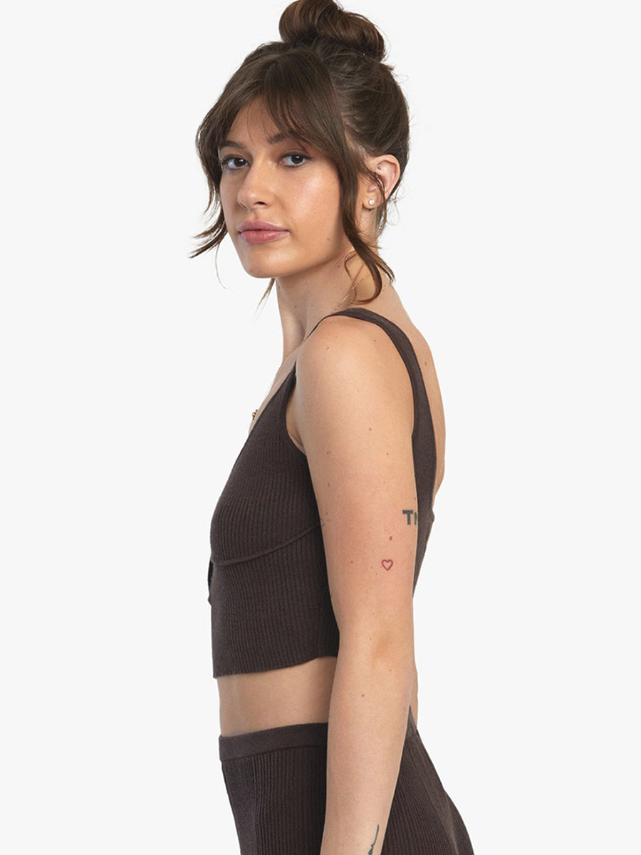 Swerve Henley Tank Top - Java