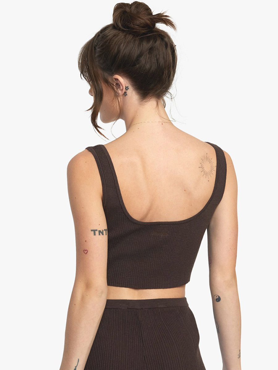 Swerve Henley Tank Top - Java