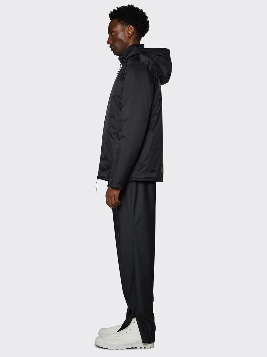 Padded Nylon Jacket - Black