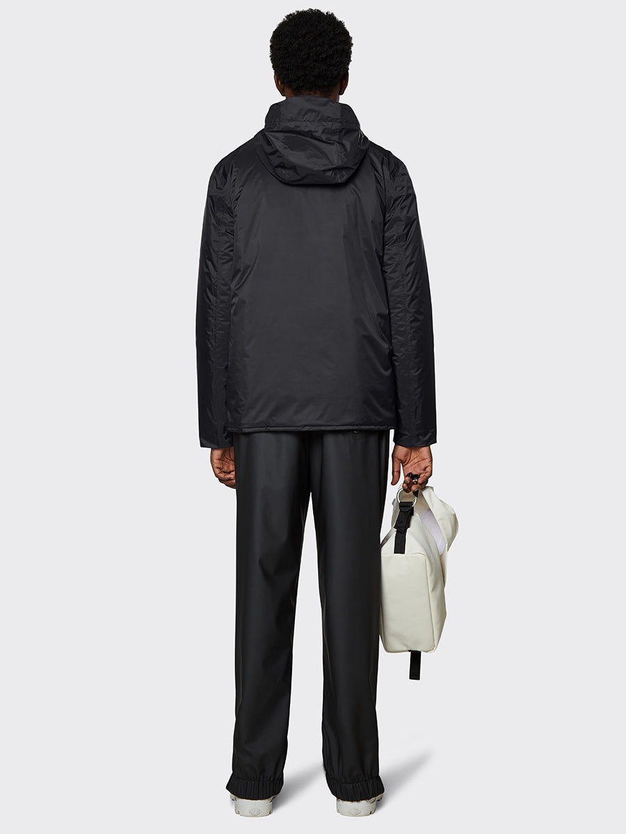 Padded Nylon Jacket - Black