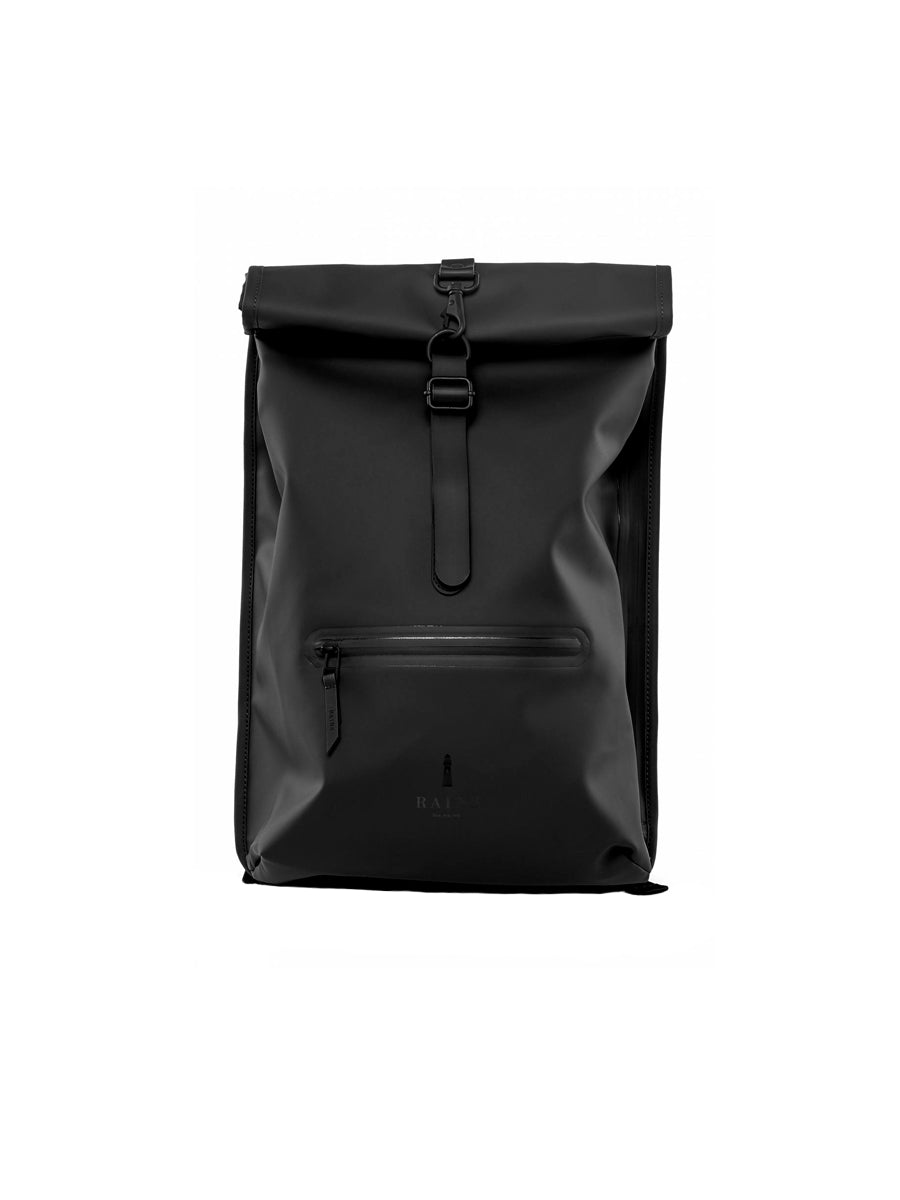 Roll Top Rucksack - Black