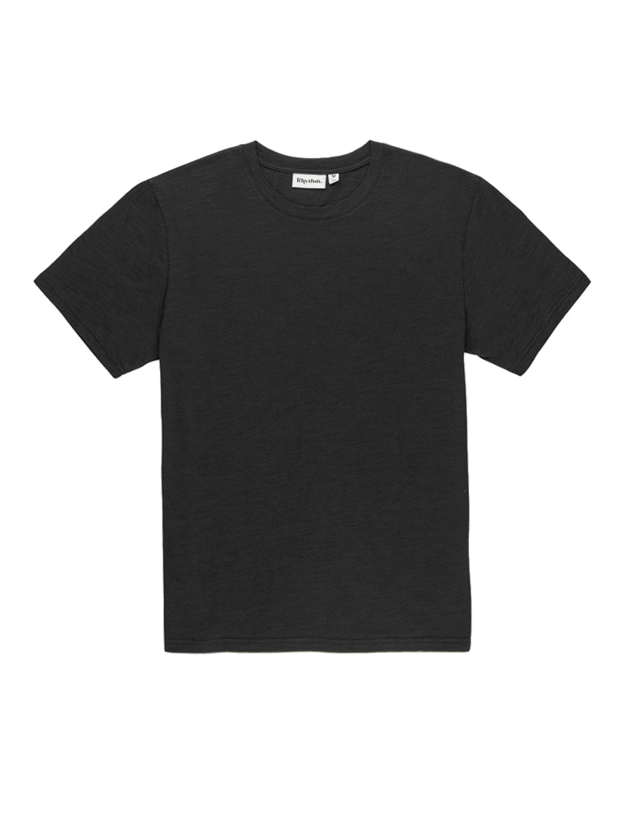 Basic Slub T-Shirt - Black