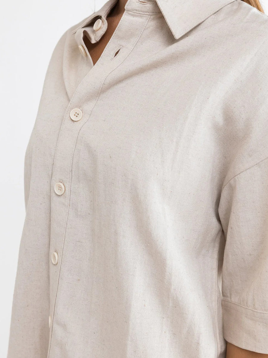 Classic Lounge Shirt - Oat