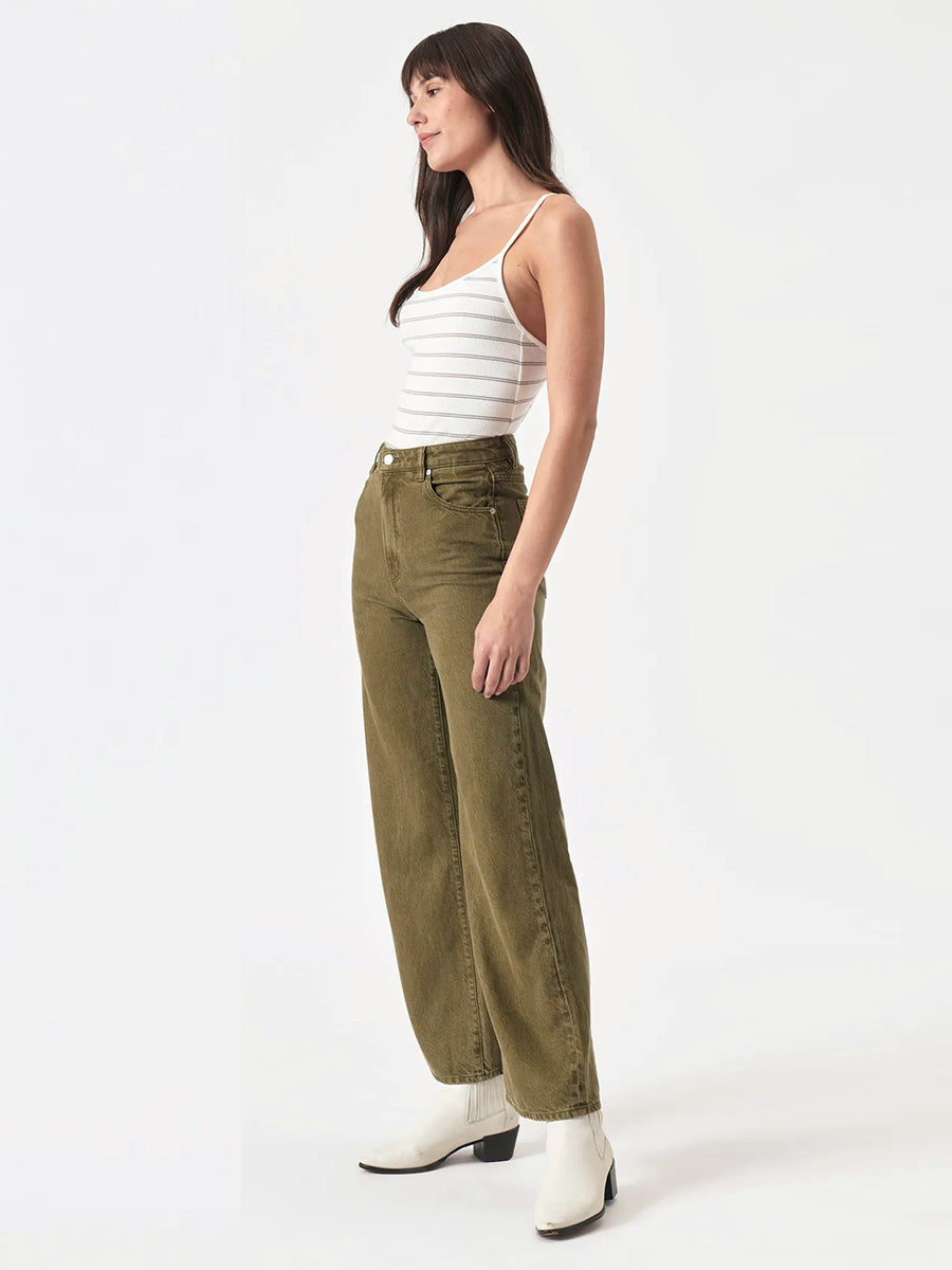 Heidi Ankle Lyocell - Army Green
