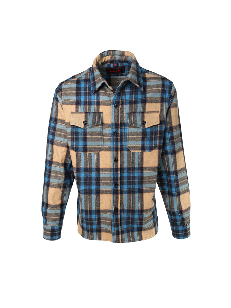 7210P Plaid CPO Shirt - Blue