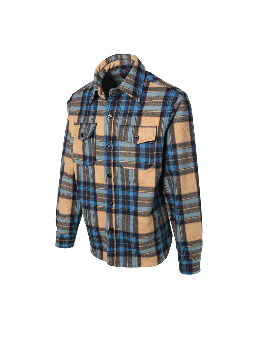 7210P Plaid CPO Shirt - Blue