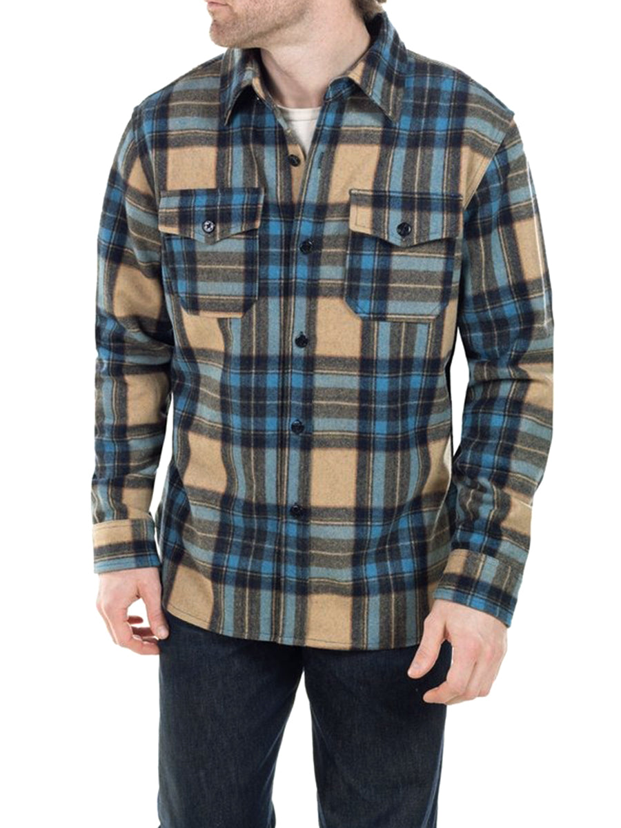 7210P Plaid CPO Shirt - Blue