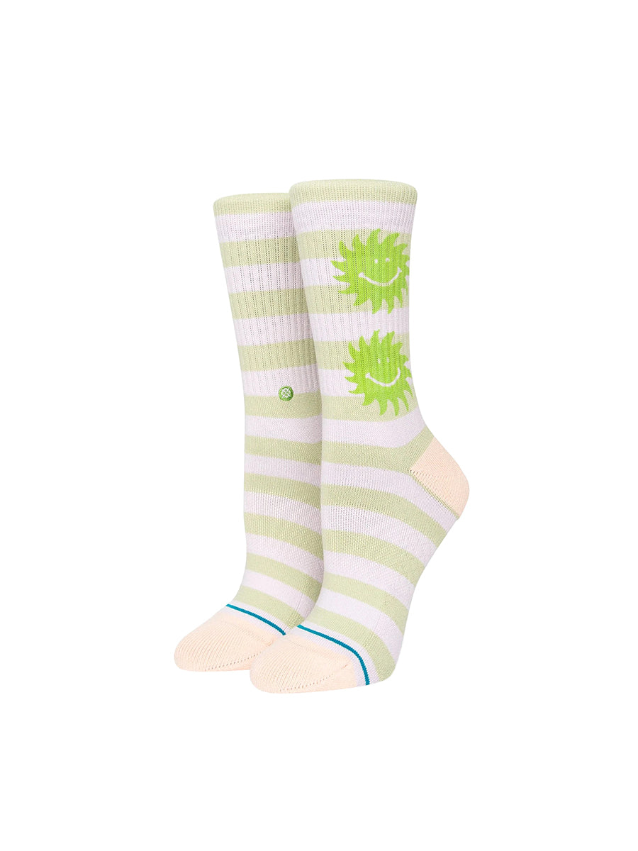 Smiley Crew Socks - Rays