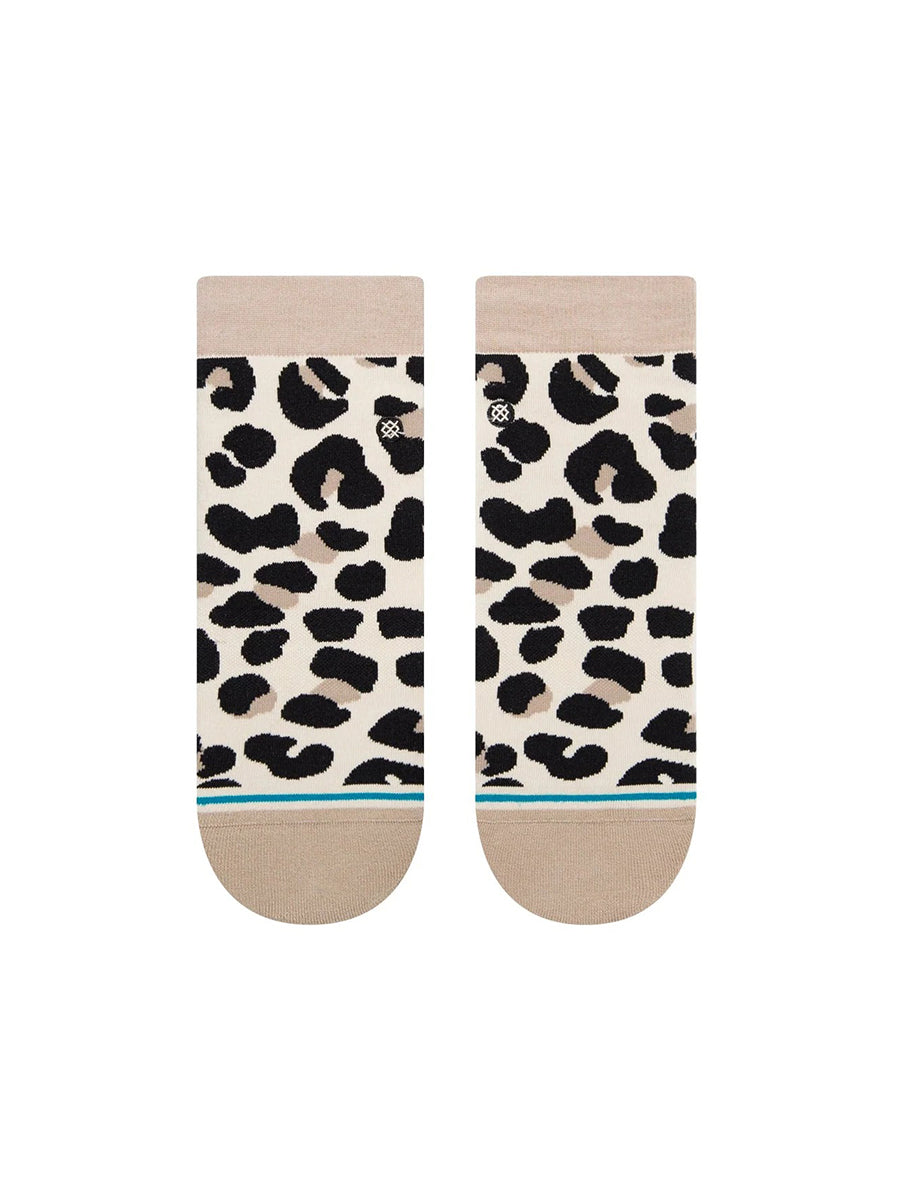 Spot On Quarter Socks - Leopard