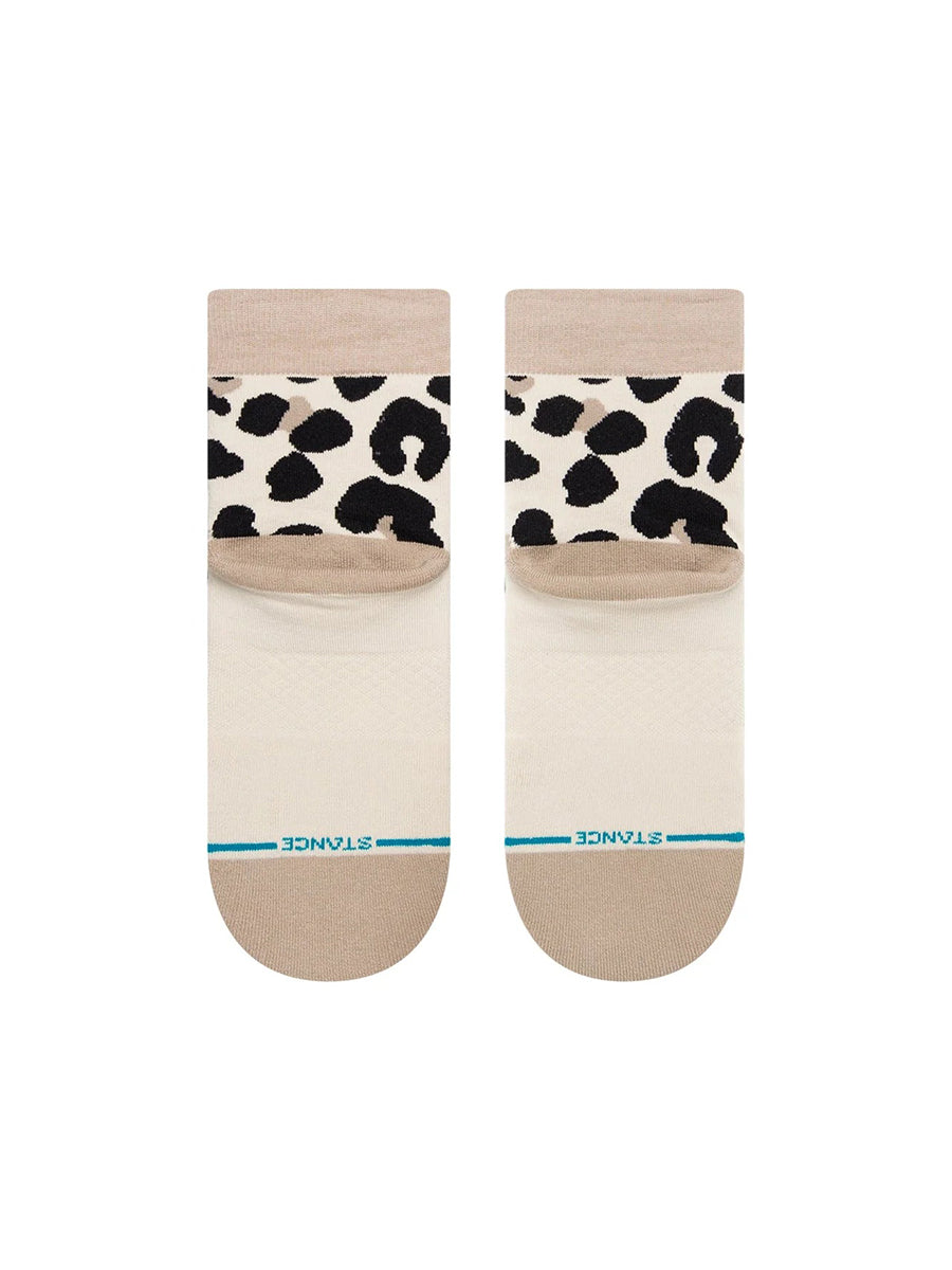 Spot On Quarter Socks - Leopard