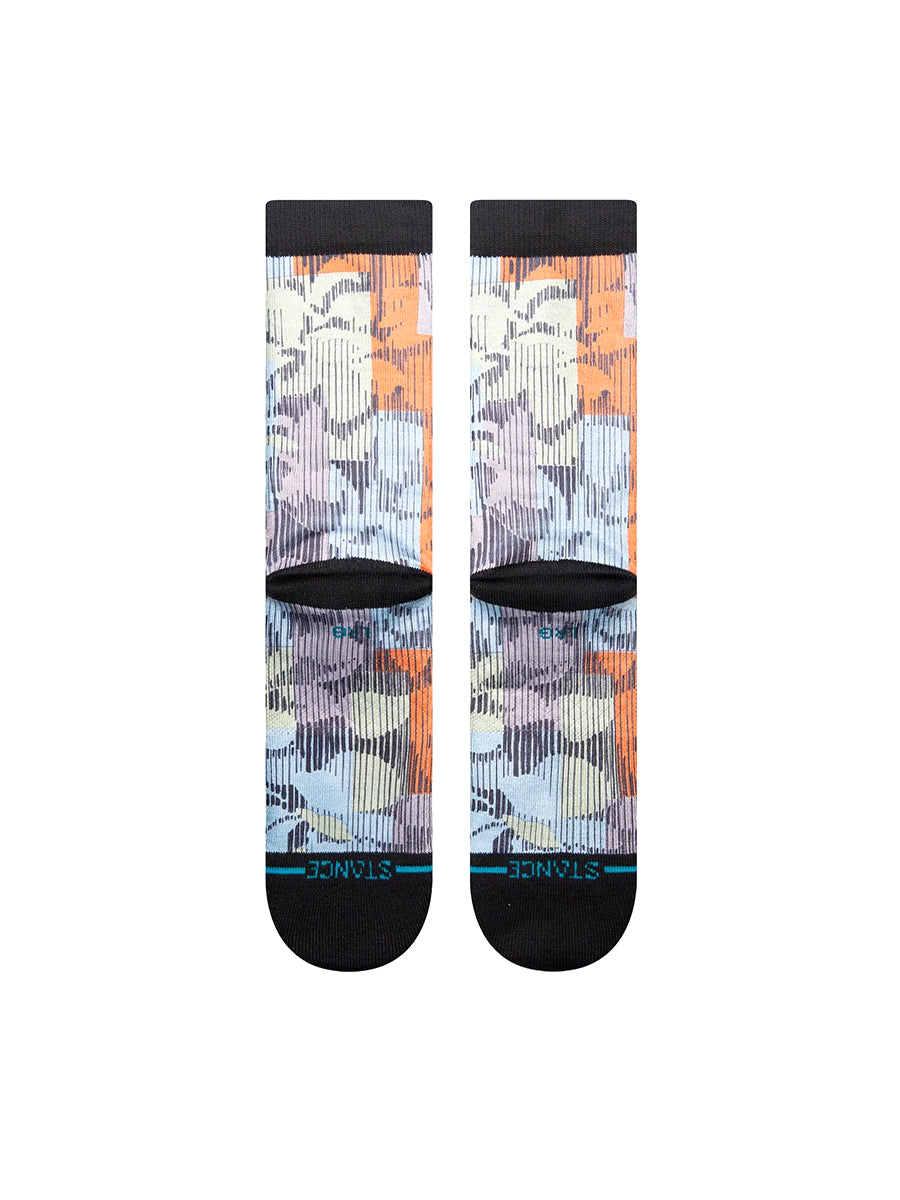 Vine Crew Socks - Washed Black