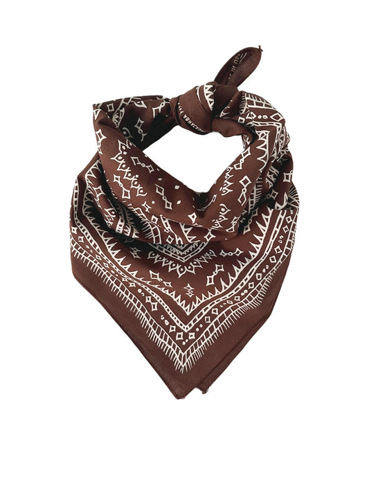 Diamond Bandana - Brown