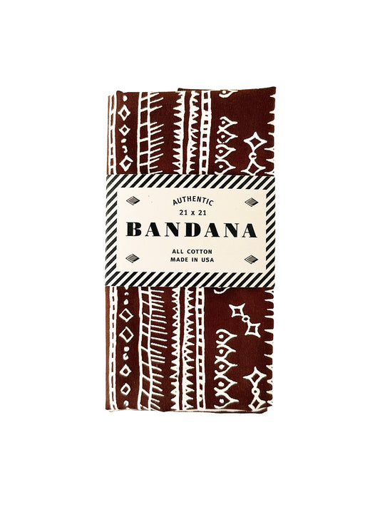 Diamond Bandana - Brown