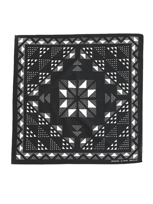 Quilt Bandana - Black