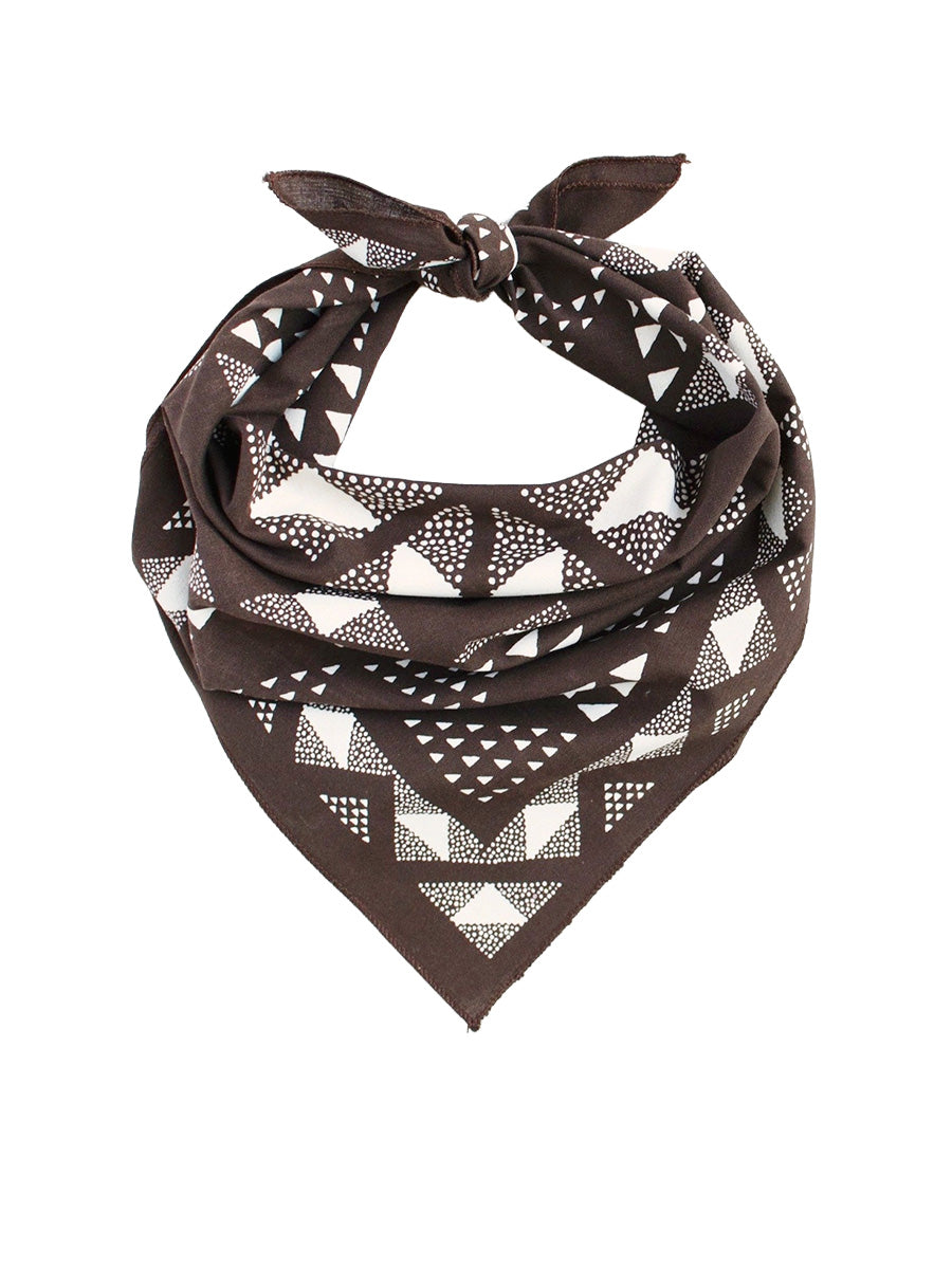 Quilt Bandana - Brown