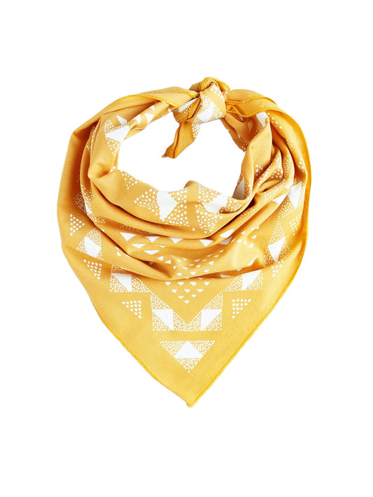 Quilt Bandana - Golden Yellow
