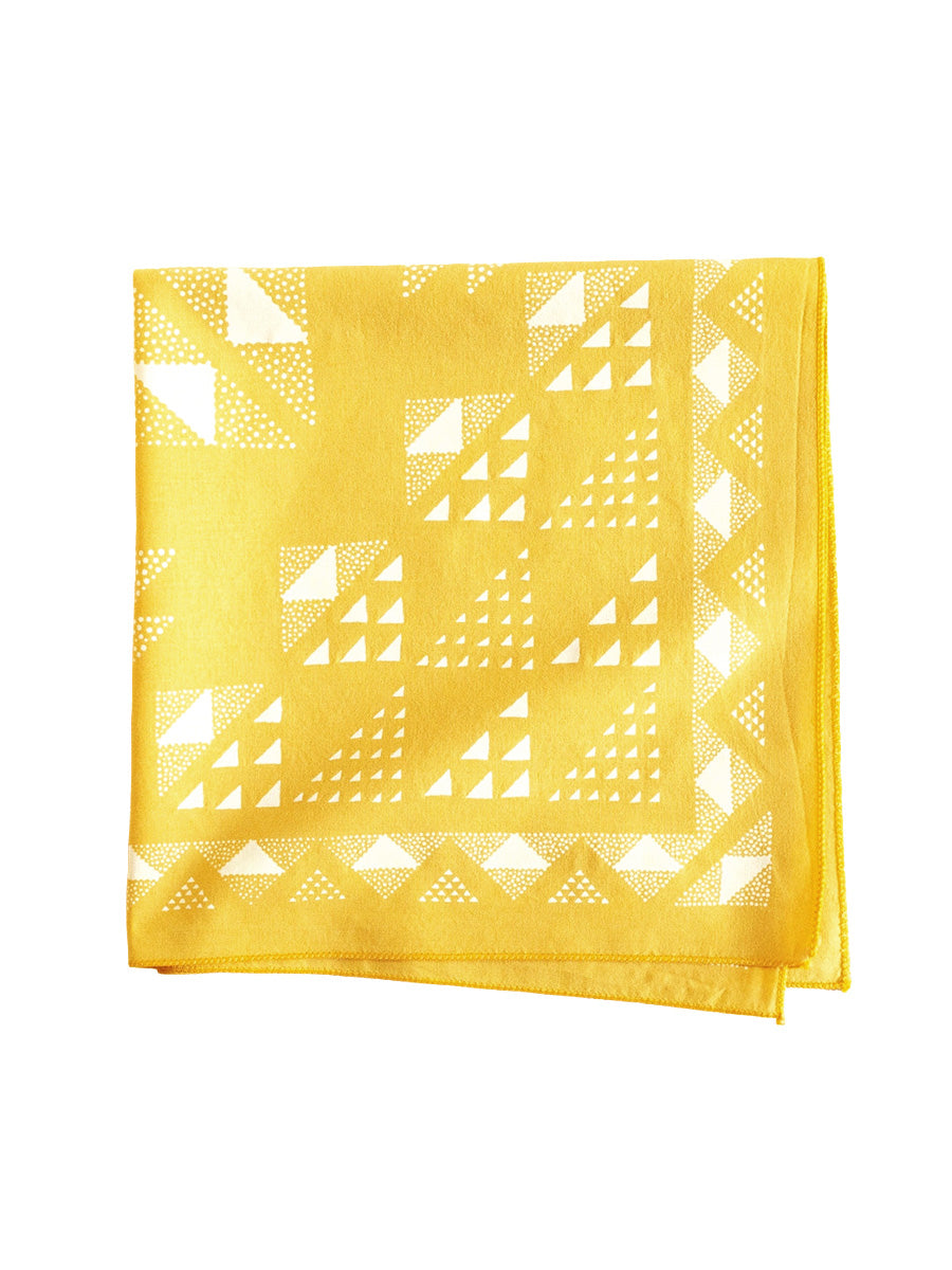 Quilt Bandana - Golden Yellow