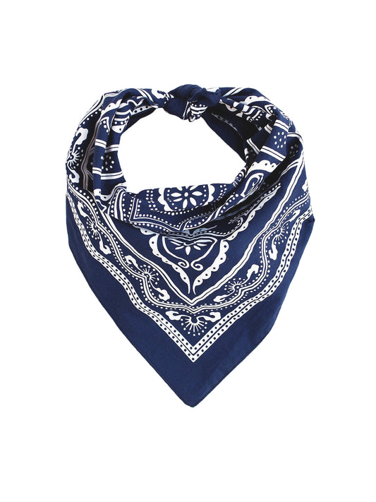 Western Bandana - Navy