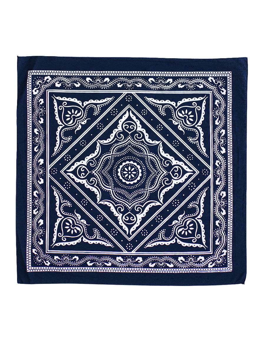 Western Bandana - Navy