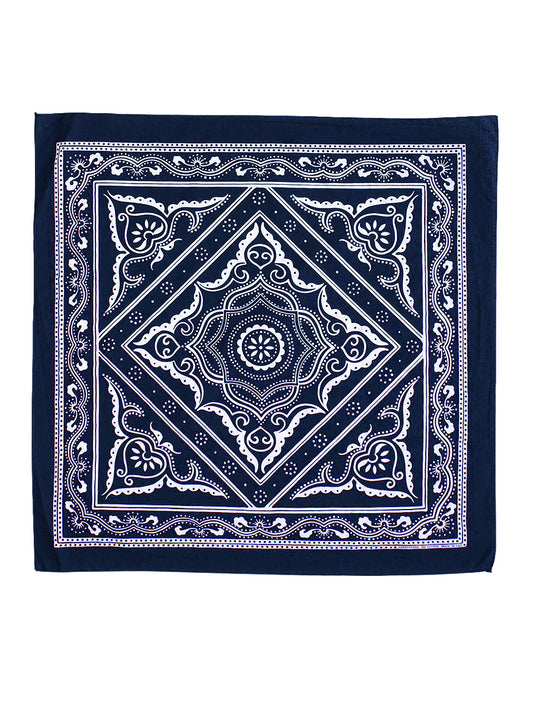 Western Bandana - Navy