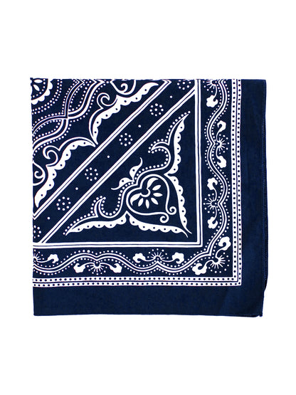 Western Bandana - Navy