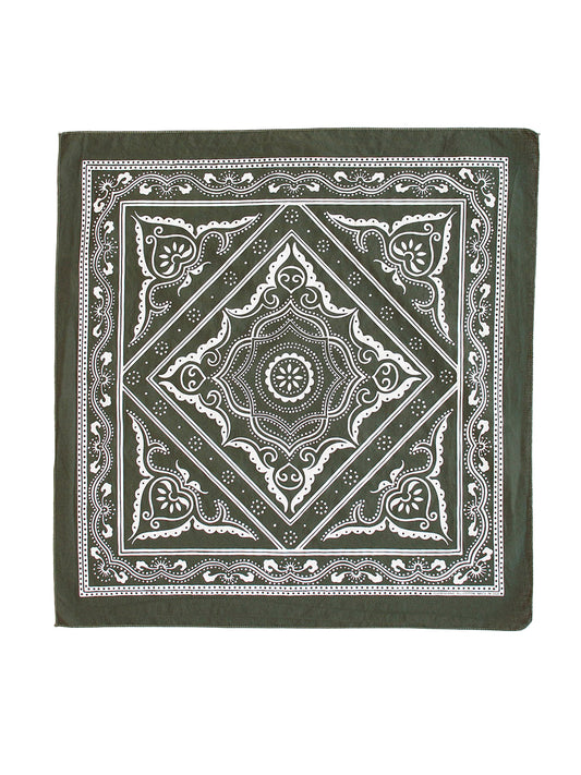 Western Bandana - Olive