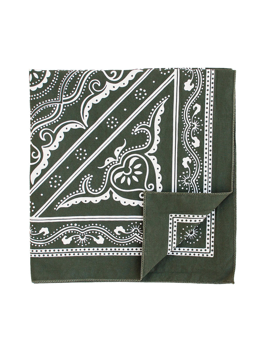 Western Bandana - Olive