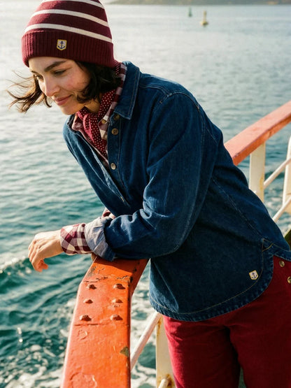 Denim Smock - Mid-Indigo