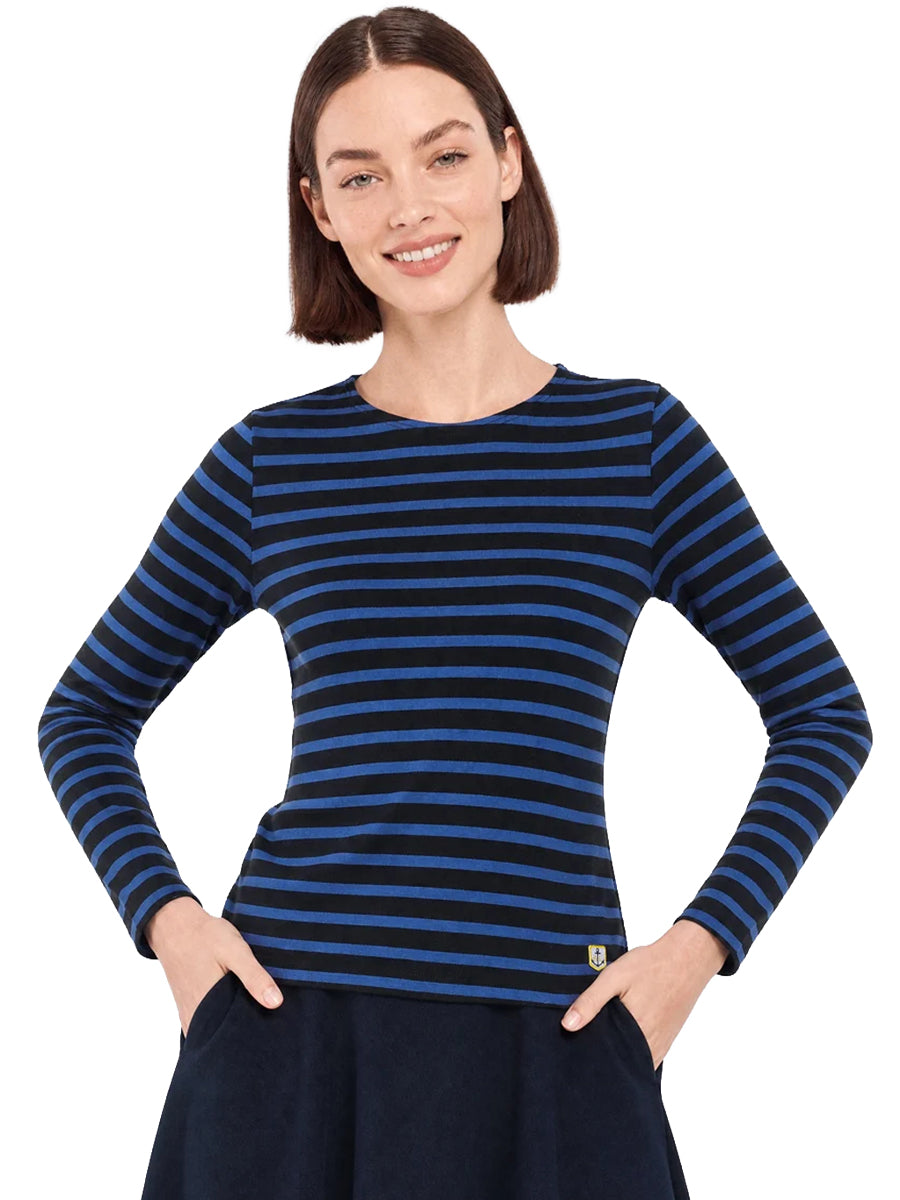 Heritage Marinieré Striped Shirt - Black & Navy