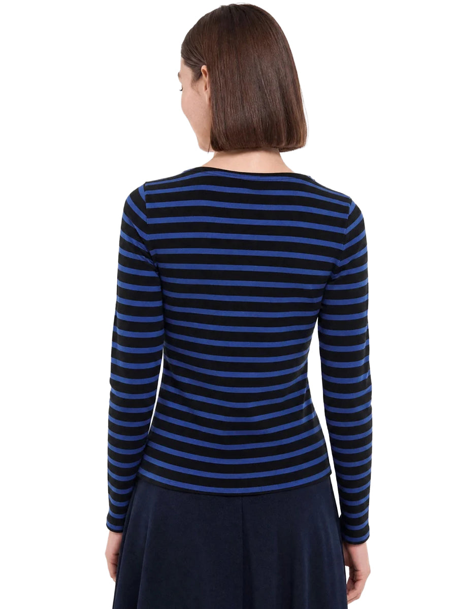 Heritage Marinieré Striped Shirt - Black & Navy