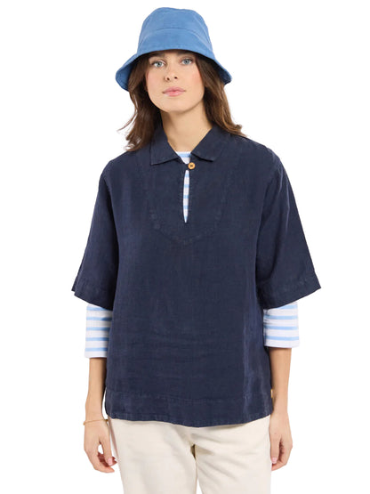 Linen Smock - Seal