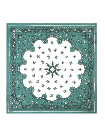 Printed Bandana - Silver Pine