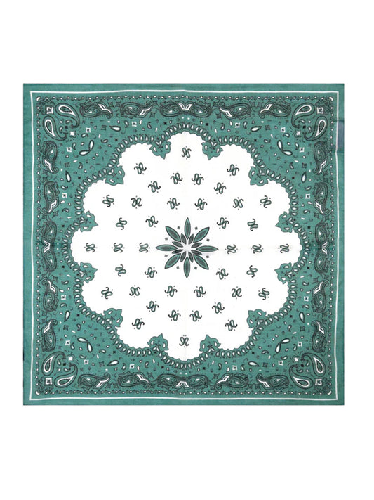 Printed Bandana - Silver Pine