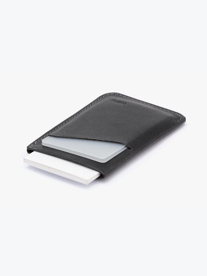 Card Sleeve Wallet - Charcoal & Cobalt