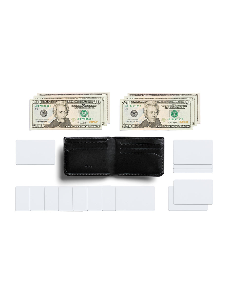 Hide & Seek Low Wallet - Black