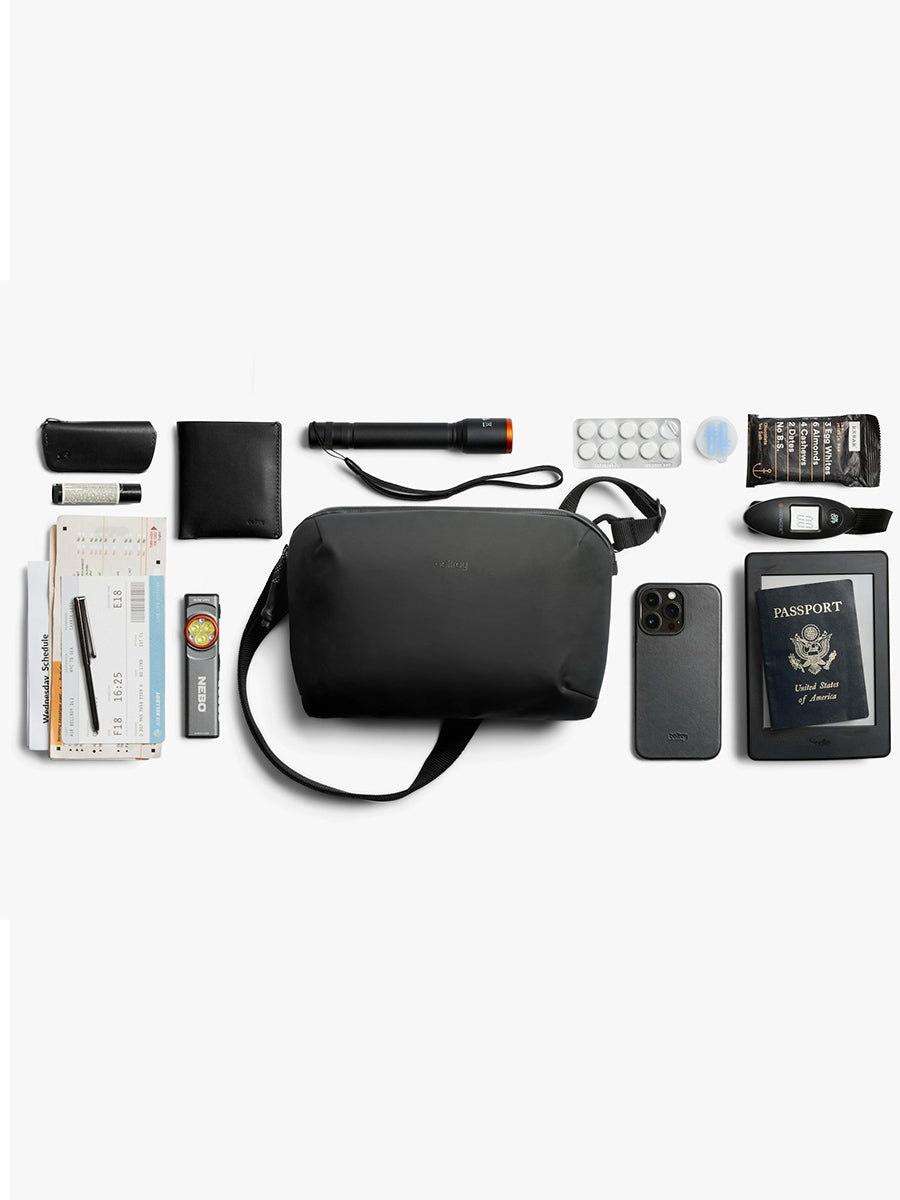 Venture Travel Crossbody - Jet Black