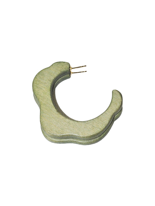 Small Abalone Hoops Earrings - Ivy