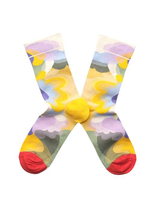 Abstract Natural Sock