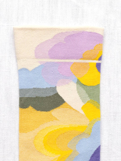 Abstract Natural Sock