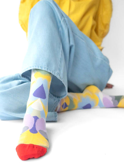 Abstract Natural Sock