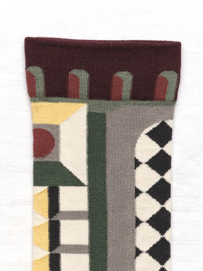 Bordeaux Decor Sock