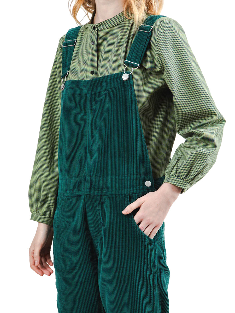 Corduroy Overalls - Dark Green