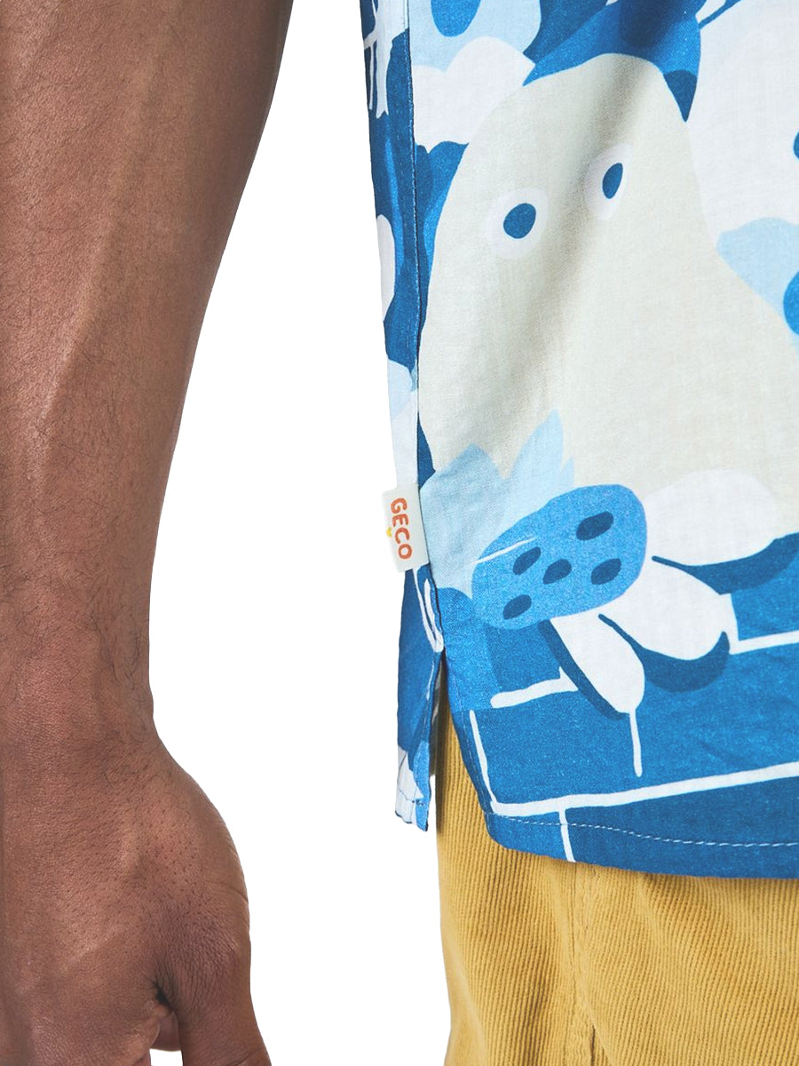 Geco Friends Aloha Shirt - Blue