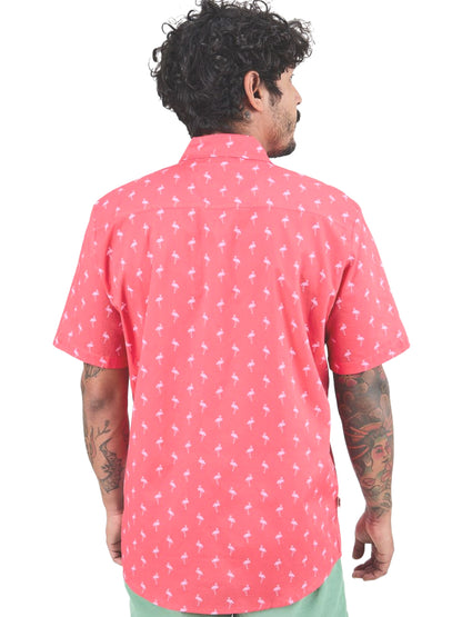 Magnum Flamingo Printed Button-Down Shirt