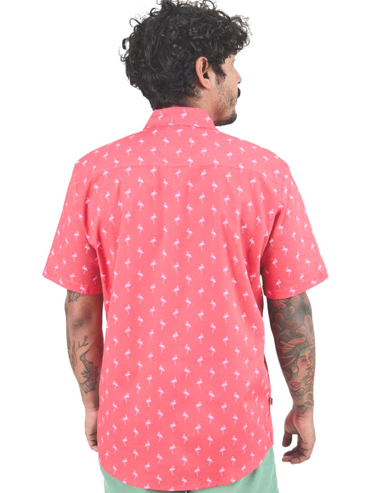 Magnum Flamingo Printed Button-Down Shirt