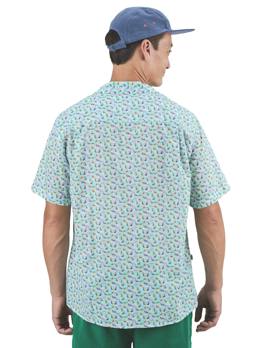 Marbles Aloha Shirt - White