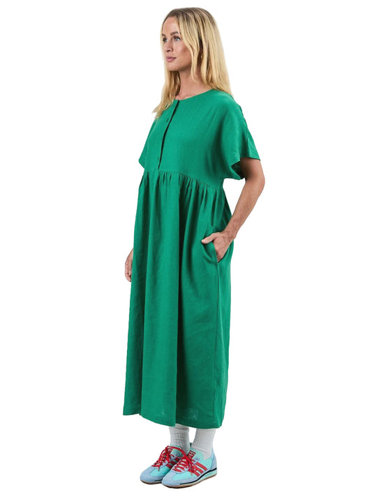Oversized Long Dress - Green
